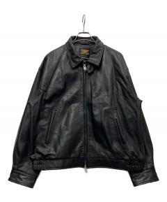 中古・古着通販】MEN'S BIGI (メンズビギ) レザージャケット ネイビー