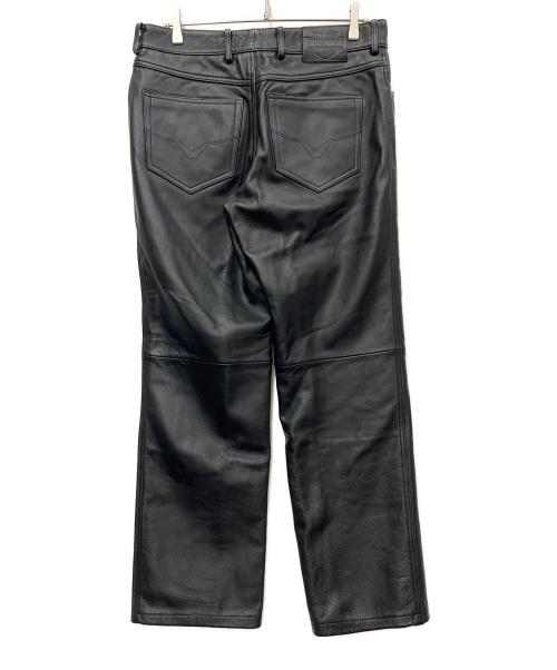 HARLEY-DAVIDSON（ハーレーダビッドソン）HARLEY-DAVIDSON (ハーレーダビッドソン) レザーパンツ ブラック サイズ:34の古着・服飾アイテム