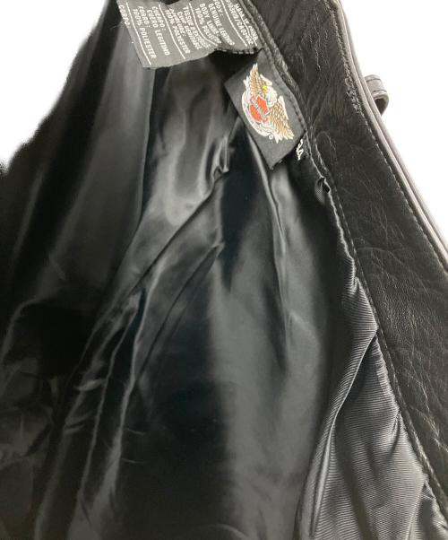 HARLEY-DAVIDSON（ハーレーダビッドソン）HARLEY-DAVIDSON (ハーレーダビッドソン) レザーパンツ ブラック サイズ:34の古着・服飾アイテム