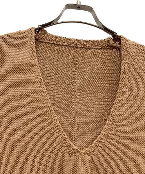SLOBE IENA（スローブ イエナ）SLOBE IENA (スローブ イエナ) 薄手ニット ベージュ サイズ:FREEの古着・服飾アイテム