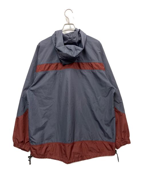 NIKE ACG（ナイキエーシージー）NIKE ACG (ナイキエーシージー) ナイロンアノラックパーカー ブラウン×ネイビー サイズ:Ｍの古着・服飾アイテム