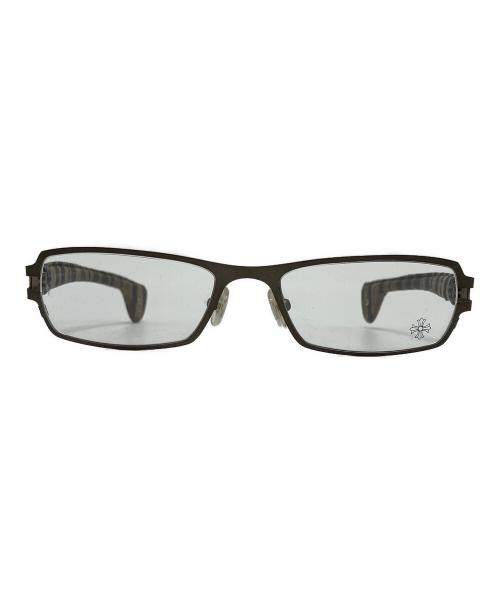 CHROME HEARTS（クロムハーツ）CHROME HEARTS (クロムハーツ) アイウェア M.DIVERⅡ ブラック×カーキの古着・服飾アイテム