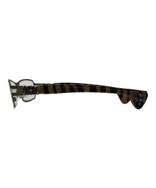 CHROME HEARTS（クロムハーツ）CHROME HEARTS (クロムハーツ) アイウェア M.DIVERⅡ ブラック×カーキの古着・服飾アイテム