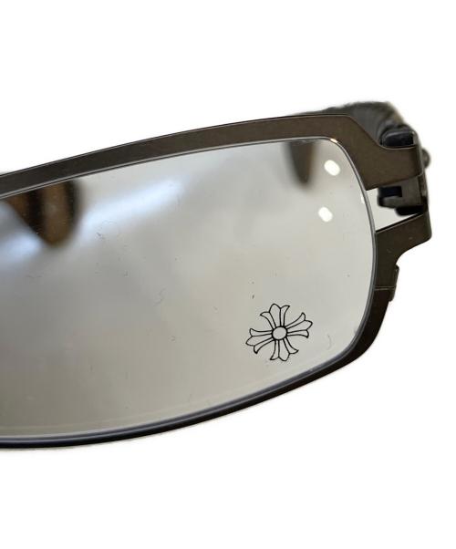 CHROME HEARTS（クロムハーツ）CHROME HEARTS (クロムハーツ) アイウェア M.DIVERⅡ ブラック×カーキの古着・服飾アイテム