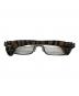 CHROME HEARTS (クロムハーツ) アイウェア M.DIVERⅡ ブラック×カーキ：50000円