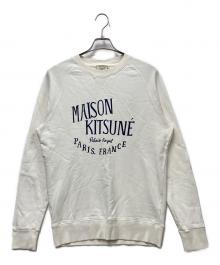 maison kitsune（メゾンキツネ）の古着「ロゴスウェット」｜ホワイト