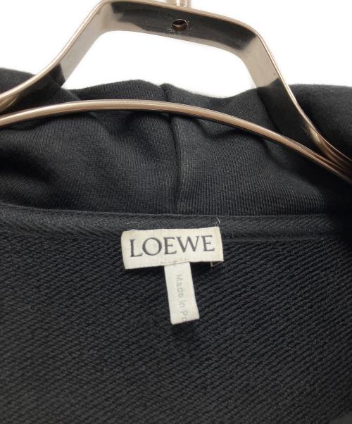LOEWE（ロエベ）LOEWE (ロエベ) アナグラムパッチポケットフーディー ブラック サイズ:Ｓの古着・服飾アイテム