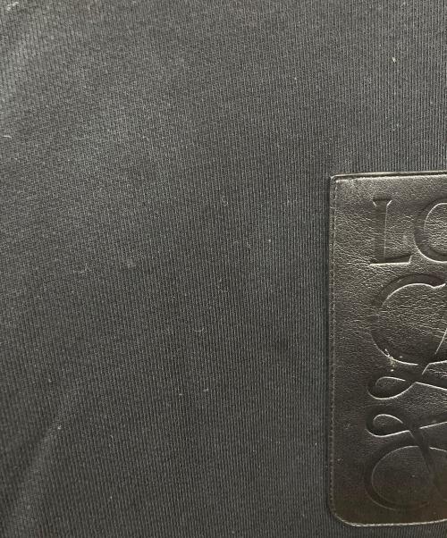 LOEWE（ロエベ）LOEWE (ロエベ) アナグラムパッチポケットフーディー ブラック サイズ:Ｓの古着・服飾アイテム