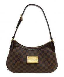 LOUIS VUITTON（ルイ ヴィトン）の古着「ダミエテムズPMショルダーバッグ」｜ブラウン