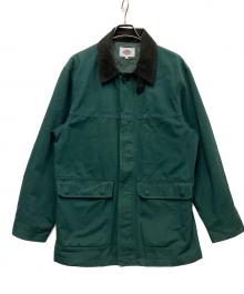 Dickies（ディッキーズ）の古着「ジャケットブルゾン」｜ダークグリーン×ブラウン
