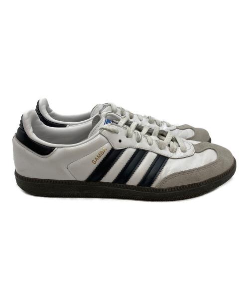 adidas（アディダス）adidas (アディダス) SAMBA OG ホワイト×グレー サイズ:27の古着・服飾アイテム