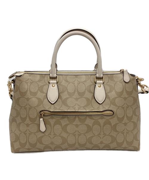 COACH（コーチ）COACH (コーチ) 2WAYバッグ ベージュの古着・服飾アイテム