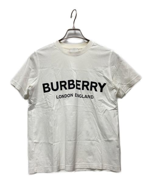 BURBERRY（バーバリー）BURBERRY (バーバリー) 半袖カットソー ホワイト×ブラック サイズ:Sの古着・服飾アイテム