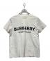 BURBERRY（バーバリー）の古着「半袖カットソー」｜ホワイト×ブラック