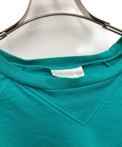 adidas（アディダス）adidas (アディダス) クルーネックスウェット ブルー サイズ:Mの古着・服飾アイテム