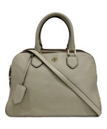 TORY BURCH（トリーバーチ）の古着「ロビンソン 2WAYショルダーバッグ」｜ベージュ