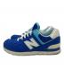 NEW BALANCE (ニューバランス) 574スニーカー ブルー サイズ:24：8000円