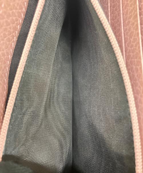 GUCCI（グッチ）GUCCI (グッチ) インターロッキングGロングウォレット ピンクの古着・服飾アイテム