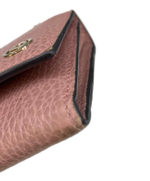 GUCCI（グッチ）GUCCI (グッチ) インターロッキングGロングウォレット ピンクの古着・服飾アイテム