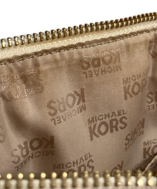 MICHAEL KORS（マイケルコース）MICHAEL KORS (マイケルコース) トートバッグ アイボリー×ベージュの古着・服飾アイテム