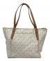 MICHAEL KORS (マイケルコース) トートバッグ アイボリー×ベージュ：7000円