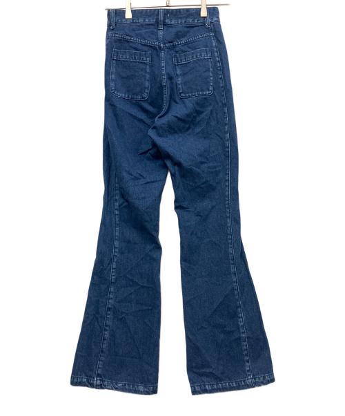 darich（ダーリッチ）Darich (ダーリッチ) スイッチングフレアデニムパンツ インディゴ サイズ:Sの古着・服飾アイテム
