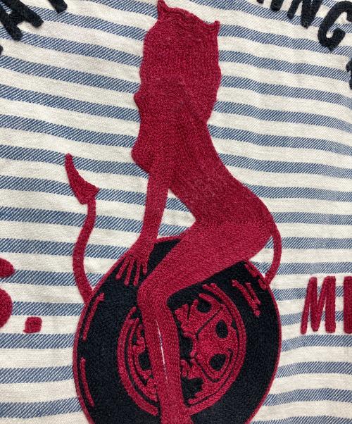 Hysteric Glamour（ヒステリックグラマー）Hysteric Glamour (ヒステリックグラマー) 長袖シャツ ブルー サイズ:Ｌの古着・服飾アイテム