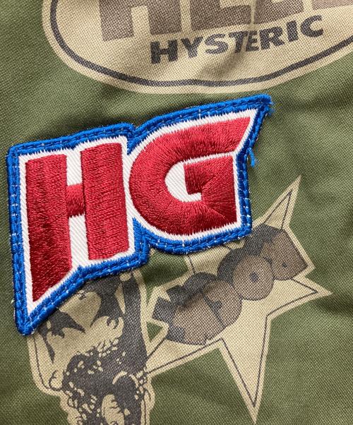 Hysteric Glamour（ヒステリックグラマー）Hysteric Glamour (ヒステリックグラマー) M65ベスト グリーン サイズ:Lの古着・服飾アイテム