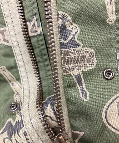 Hysteric Glamour（ヒステリックグラマー）Hysteric Glamour (ヒステリックグラマー) M65ベスト グリーン サイズ:Lの古着・服飾アイテム