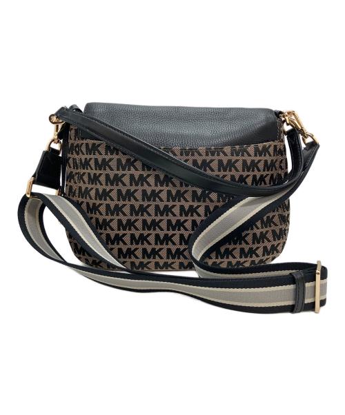MICHAEL KORS（マイケルコース）MICHAEL KORS (マイケルコース) ショルダーバッグ ベージュ×ブラックの古着・服飾アイテム
