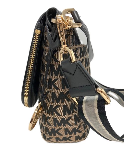 MICHAEL KORS（マイケルコース）MICHAEL KORS (マイケルコース) ショルダーバッグ ベージュ×ブラックの古着・服飾アイテム