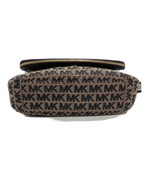 MICHAEL KORS（マイケルコース）MICHAEL KORS (マイケルコース) ショルダーバッグ ベージュ×ブラックの古着・服飾アイテム