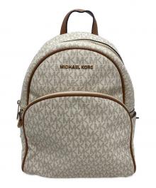 MICHAEL KORS（マイケルコース）の古着「リュック」｜アイボリー×ブラウン