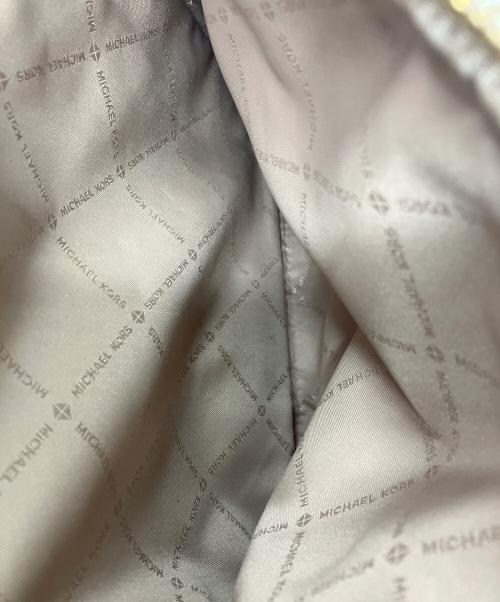 MICHAEL KORS（マイケルコース）MICHAEL KORS (マイケルコース) リュック アイボリー×ブラウンの古着・服飾アイテム