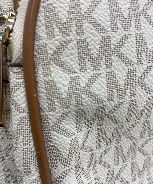 MICHAEL KORS（マイケルコース）MICHAEL KORS (マイケルコース) リュック アイボリー×ブラウンの古着・服飾アイテム