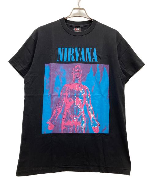 giant（ジャイアント）GIANT (ジャイアント) NIRVANA (ニルヴァーナ) 半袖カットソー ブラック サイズ:不明の古着・服飾アイテム