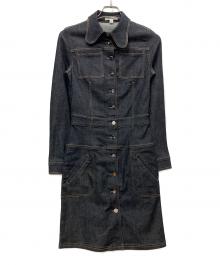CARVEN（カルヴェン）の古着「長袖ワンピース」｜インディゴ