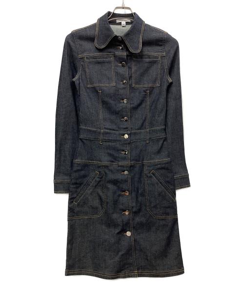 CARVEN（カルヴェン）CARVEN (カルヴェン) 長袖ワンピース インディゴ サイズ:36の古着・服飾アイテム
