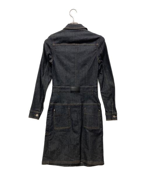 CARVEN（カルヴェン）CARVEN (カルヴェン) 長袖ワンピース インディゴ サイズ:36の古着・服飾アイテム