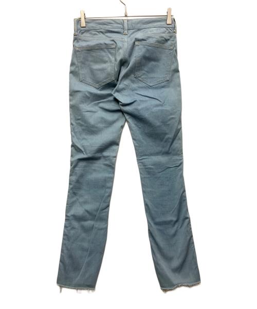 JUNYA WATANABE COMME des GARCONS（(ジュンヤワタナベ コムデギャルソン）JUNYA WATANABE COMME des GARCONS ((ジュンヤワタナベ コムデギャルソン) フラワー切替スキニーデニムパンツ インディゴ サイズ:Sの古着・服飾アイテム