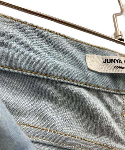 JUNYA WATANABE COMME des GARCONS（(ジュンヤワタナベ コムデギャルソン）JUNYA WATANABE COMME des GARCONS ((ジュンヤワタナベ コムデギャルソン) フラワー切替スキニーデニムパンツ インディゴ サイズ:Sの古着・服飾アイテム