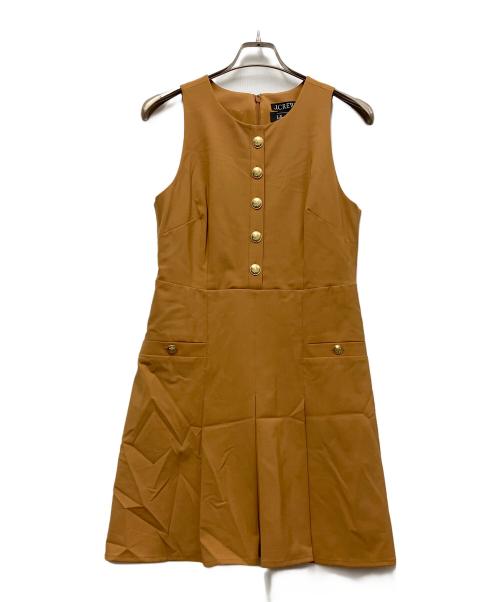 J.CREW（ジェイクルー）J.CREW (ジェイクルー) ノースリーブ・キャミソールワンピース ブラウン サイズ:4の古着・服飾アイテム