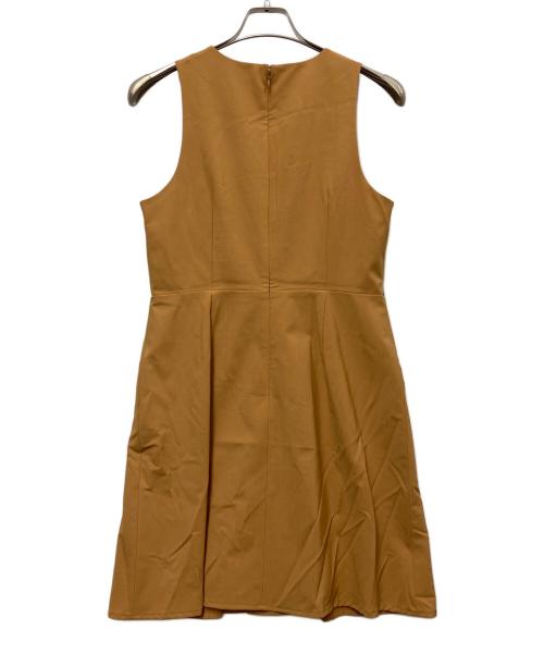 J.CREW（ジェイクルー）J.CREW (ジェイクルー) ノースリーブ・キャミソールワンピース ブラウン サイズ:4の古着・服飾アイテム