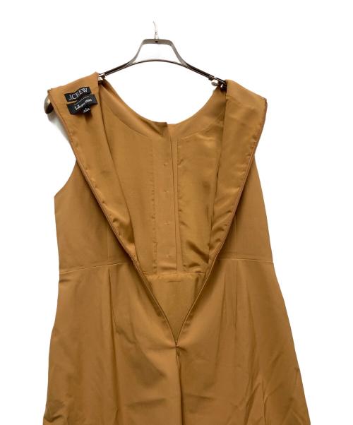 J.CREW（ジェイクルー）J.CREW (ジェイクルー) ノースリーブ・キャミソールワンピース ブラウン サイズ:4の古着・服飾アイテム