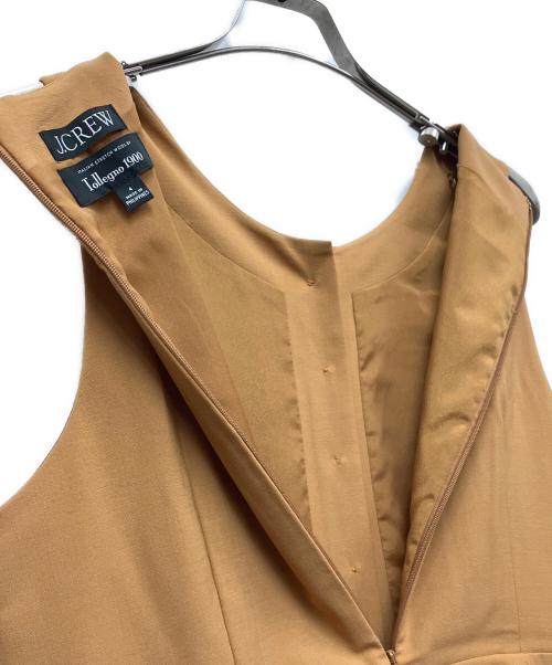 J.CREW（ジェイクルー）J.CREW (ジェイクルー) ノースリーブ・キャミソールワンピース ブラウン サイズ:4の古着・服飾アイテム