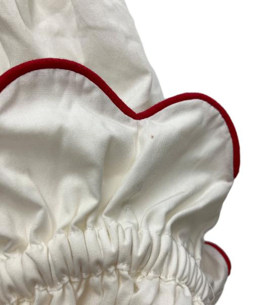 MARC JACOBS（マークジェイコブス）MARC JACOBS (マークジェイコブス) THE ROMANTIC BLOUSE ホワイト×レッド サイズ:00の古着・服飾アイテム