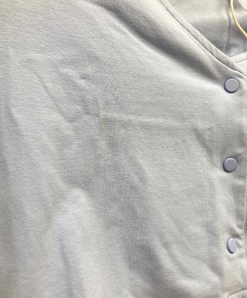 adidas Originals（アディダスオリジナル）adidas originals (アディダスオリジナル) 3 Stripes Button ラベンダー×ホワイト サイズ:Mの古着・服飾アイテム