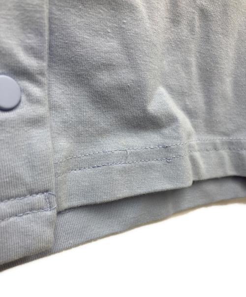 adidas Originals（アディダスオリジナル）adidas originals (アディダスオリジナル) 3 Stripes Button ラベンダー×ホワイト サイズ:Mの古着・服飾アイテム