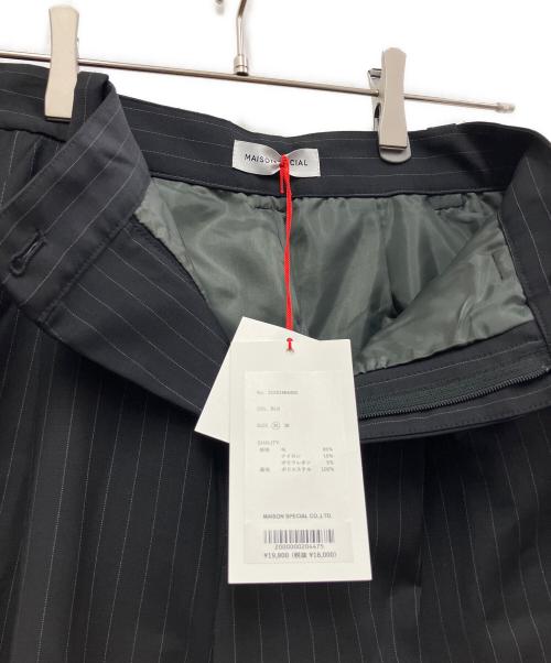 MAISON SPECIAL（メゾンスペシャル）MAISON SPECIAL (メゾンスペシャル) 2WAYベルテッドヘムワイドパンツ ネイビー サイズ:Mの古着・服飾アイテム