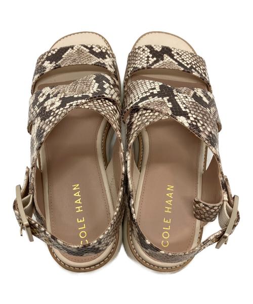 COLE HAAN（コールハーン）COLE HAAN (コールハーン) オリジナルグランド プラットフォーム サンダル ベージュ サイズ:23の古着・服飾アイテム